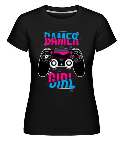 Gamer Girl -  T-shirt Shirtinator femme - Noir - Devant
