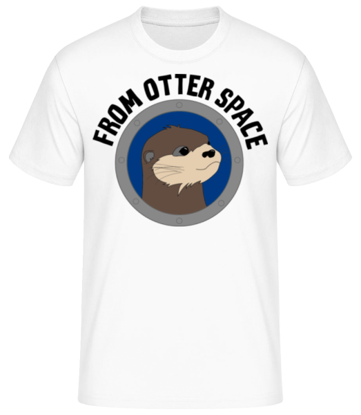 From Otter Space - T-shirt standard Homme - Blanc - Devant