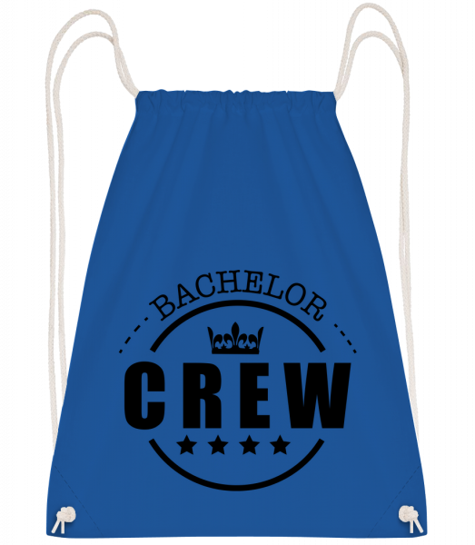 Bachelor Crew - Sac à dos Drawstring - Bleu royal - Vorn