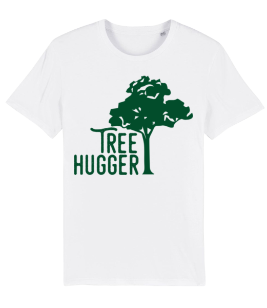 Tree Hugger - T-shirt bio Homme Stanley Stella - Blanc - Devant