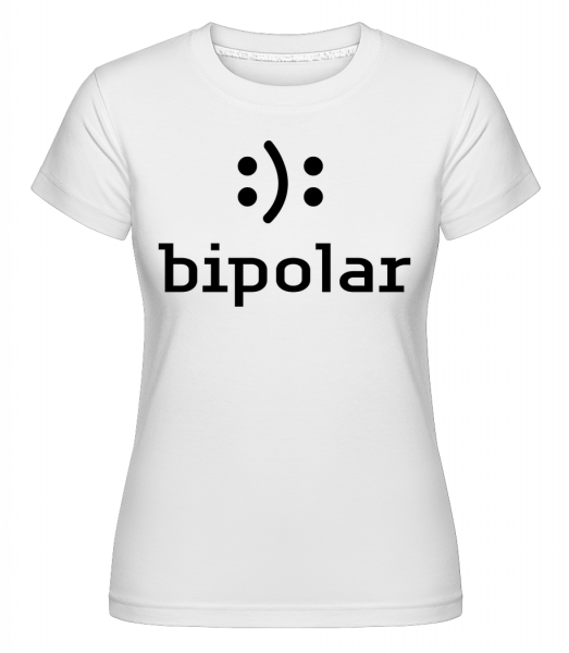 Bipolar -  T-shirt Shirtinator femme - Blanc - Vorn