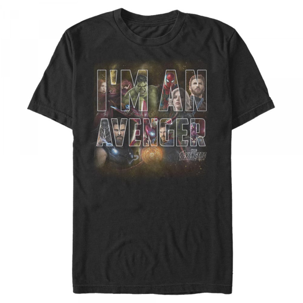 Marvel - Avengers Infinity War - Skupina I Am An Avenger - Homme T-shirt - Noir - Devant