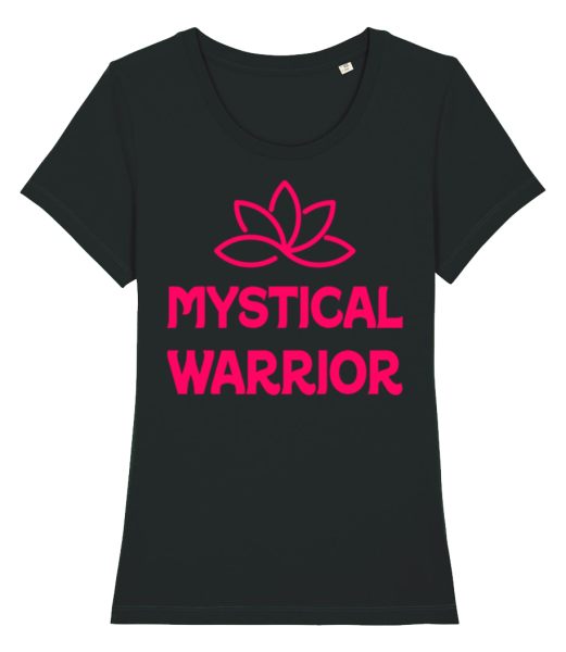 Mystical Warrior - T-shirt bio Femme Stanley Stella - Noir - Devant