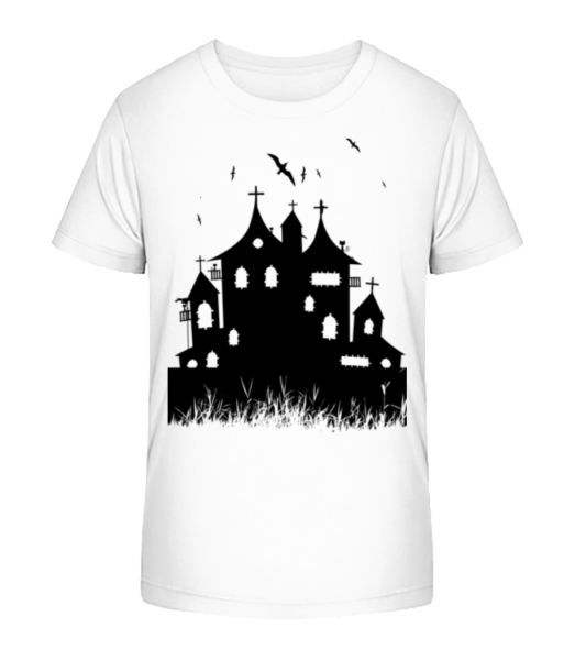 Halloween Castle - T-shirt bio Enfant Stanley Stella - Blanc - Devant