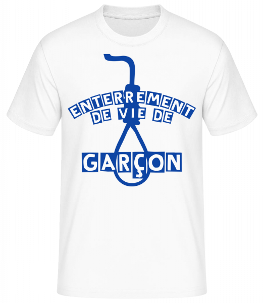 Enterrement De Vie De Garçon - T-shirt standard Homme - Blanc - Vorn