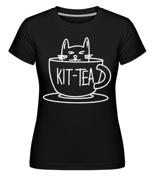Kittea -  T-shirt Shirtinator femme - Noir - Devant
