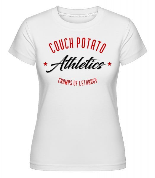 Couch Potato Athletics -  T-shirt Shirtinator femme - Blanc - Vorn