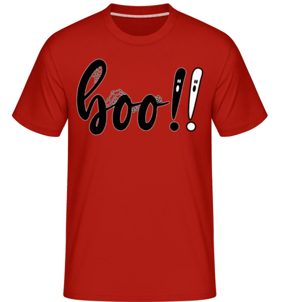 Boo -  T-Shirt Shirtinator homme - Rouge - Devant