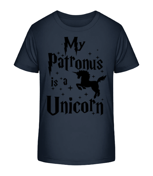 My Patronus Is A Unicorn - T-shirt bio Enfant Stanley Stella - Bleu marine - Devant