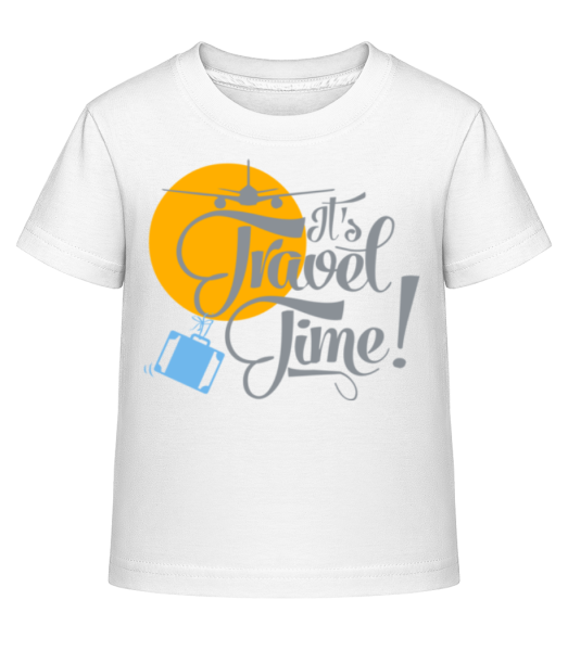 It's Travel Time! - T-shirt shirtinator Enfant - Blanc - Devant