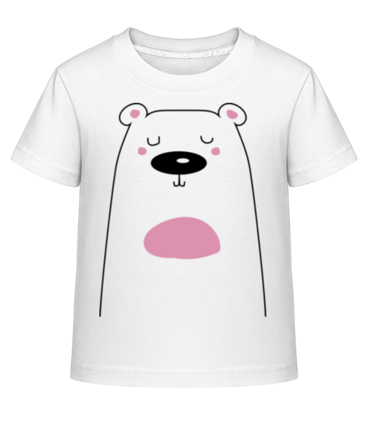 Ours Mignon - T-shirt shirtinator Enfant - Blanc - Devant