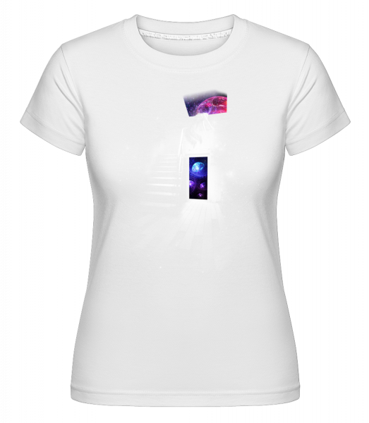 Maison De L'Univers -  T-shirt Shirtinator femme - Blanc - Vorn