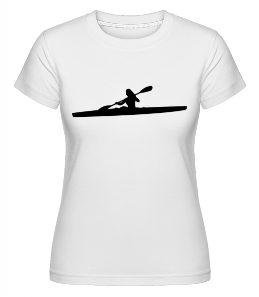 Kayak Shape Black -  T-shirt Shirtinator femme - Blanc - Vorn