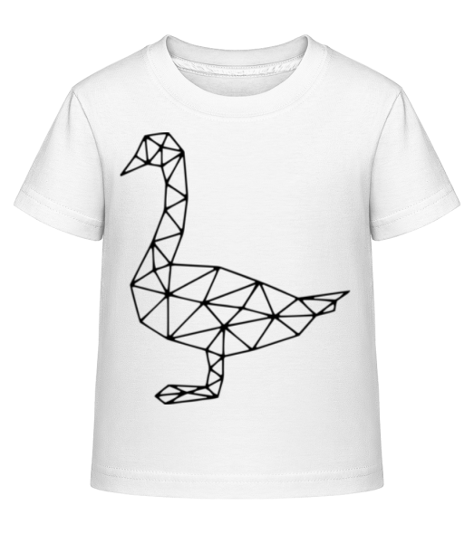 Polygon Canard - T-shirt shirtinator Enfant - Blanc - Devant