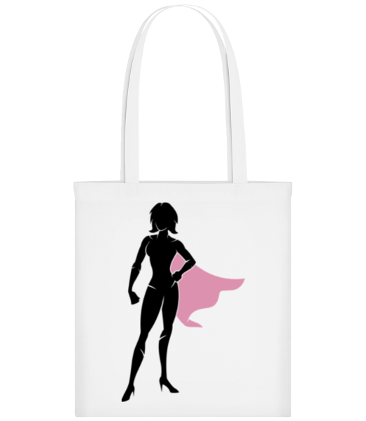 Superwoman Silhouette - Tote Bag - Blanc - Devant