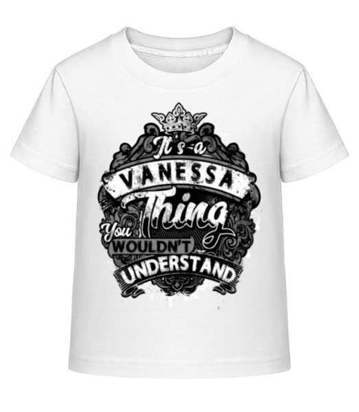 It's A Vanessa Thing - T-shirt shirtinator Enfant - Blanc - Devant