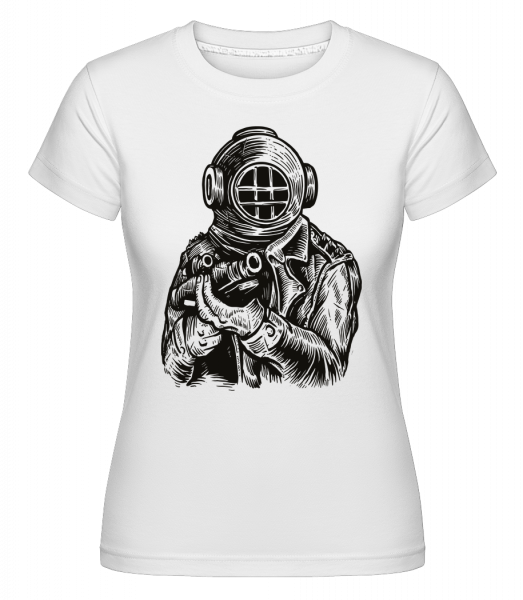 Diver Soldier -  T-shirt Shirtinator femme - Blanc - Vorn