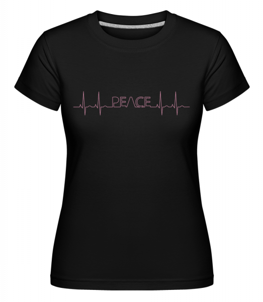 Rythme Cardiaque -  T-shirt Shirtinator femme - Noir - Vorn