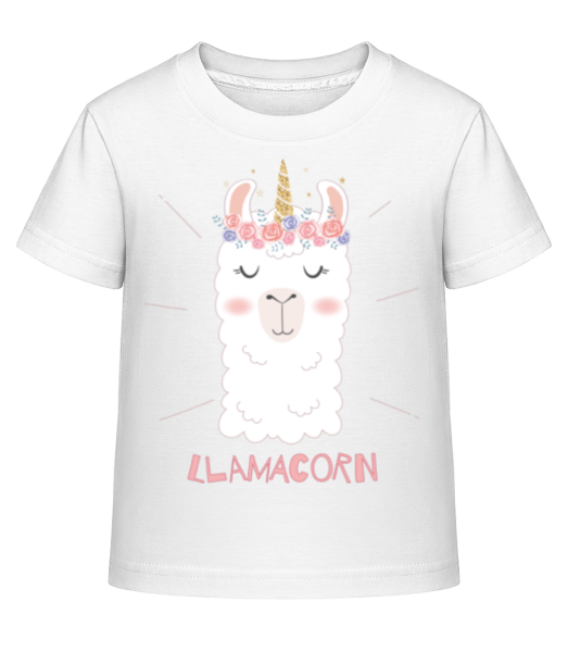 Lamacorn - T-shirt shirtinator Enfant - Blanc - Devant