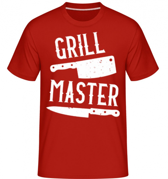 Grillmaster -  T-Shirt Shirtinator homme - Rouge - Devant