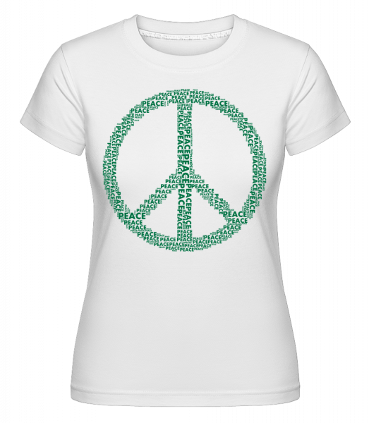Signe De Paix -  T-shirt Shirtinator femme - Blanc - Vorn