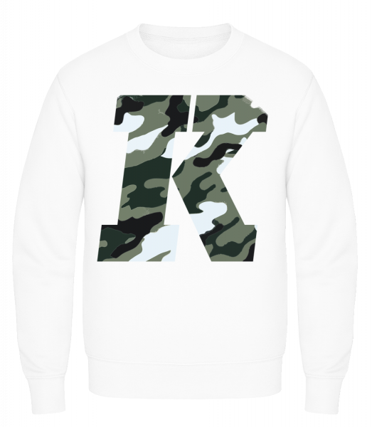 King Camouflage - Sweatshirt Homme AWDis - Blanc - Vorn