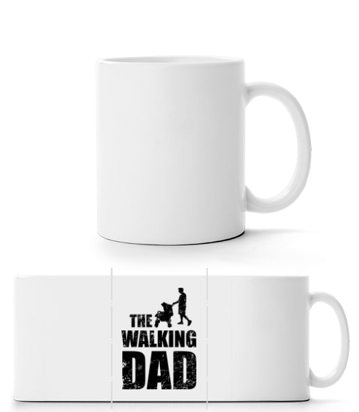 The Walking Dad - Mug panorama - Blanc - Devant