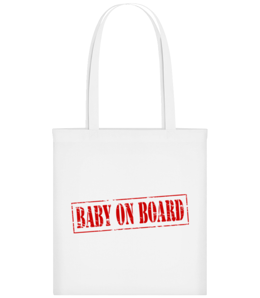 Baby On Board - Tote Bag - Blanc - Devant