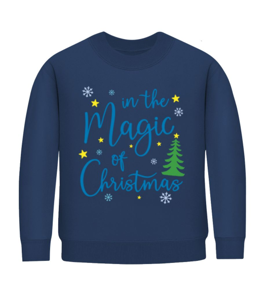 In The Magic Of Christmas - Sweatshirt Enfant - Bleu marine - Devant