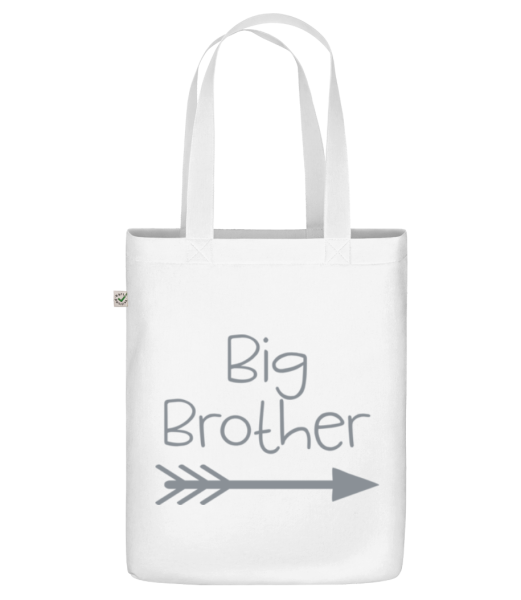 Big Brother - Sac en toile bio - Blanc - Devant