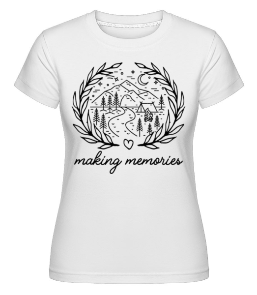 Making Memories -  T-shirt Shirtinator femme - Blanc - Devant