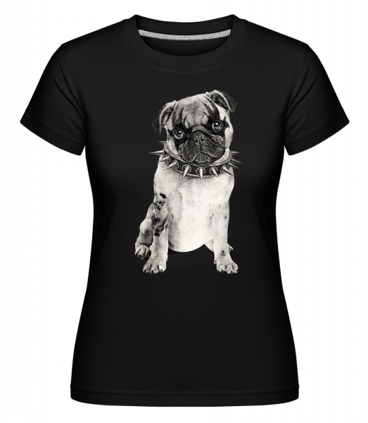 Chien En Métal -  T-shirt Shirtinator femme - Noir - Vorn