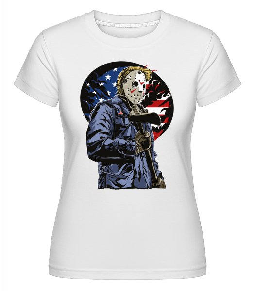 American Killer -  T-shirt Shirtinator femme - Blanc - Vorn