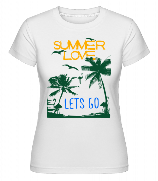Summer Love Icon -  T-shirt Shirtinator femme - Blanc - Vorn