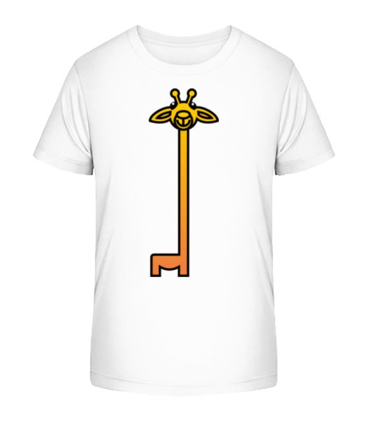 Girafe clé Comic - T-shirt bio Enfant Stanley Stella - Blanc - Devant