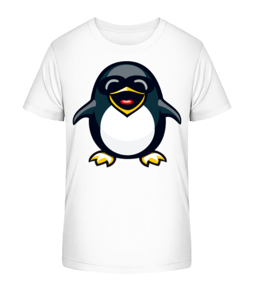 Cool Penguin - T-shirt bio Enfant Stanley Stella - Blanc - Devant