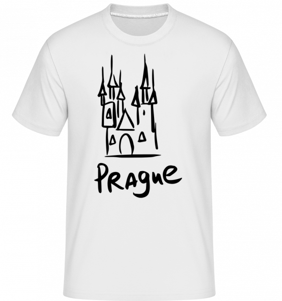 Signe De Prague -  T-Shirt Shirtinator homme - Blanc - Vorn