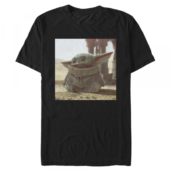 Star Wars - The Mandalorian - The Child Tiny Green - Homme T-shirt - Noir - Devant