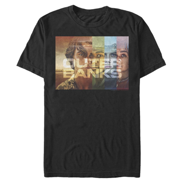 Netflix - Outer Banks - Skupina Cover Poster - Homme T-shirt - Noir - Devant