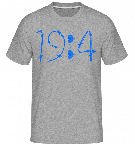 Yeux De 1984 Fils -  T-Shirt Shirtinator homme - Gris chiné - Vorn