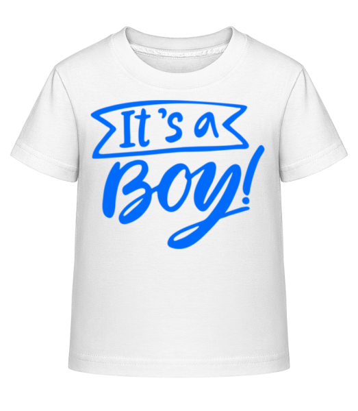It´s A Boy - T-shirt shirtinator Enfant - Blanc - Devant
