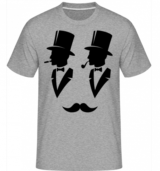 Two Gentlemen -  T-Shirt Shirtinator homme - Gris chiné - Vorn