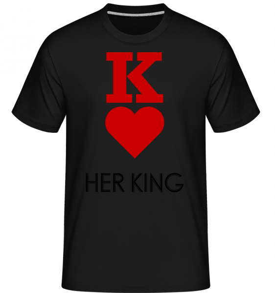 Her King -  T-Shirt Shirtinator homme - Noir - Vorn