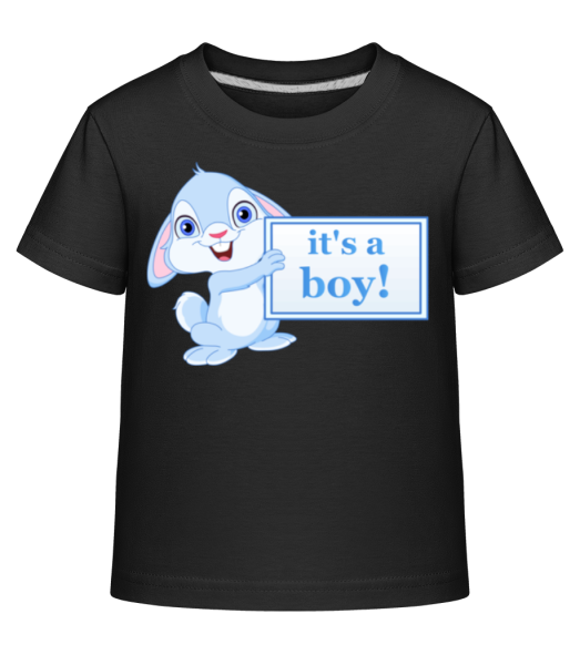 It's A Boy Rabbit - T-shirt shirtinator Enfant - Noir - Devant