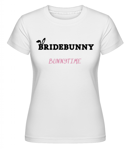 Bridebunny Bunnytime -  T-shirt Shirtinator femme - Blanc - Vorn