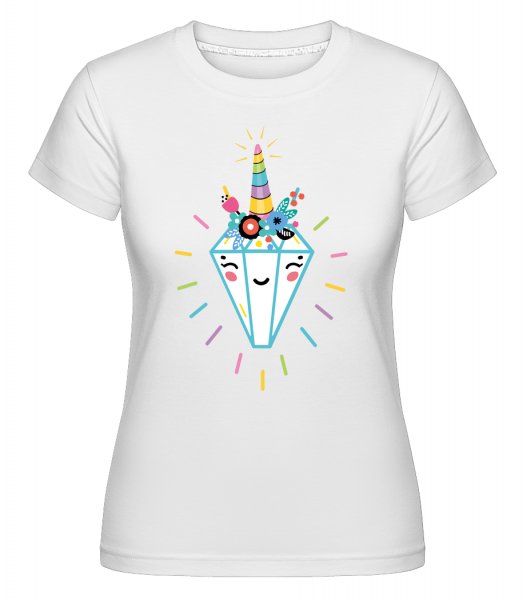 Joyeux Diamant -  T-shirt Shirtinator femme - Blanc - Vorn