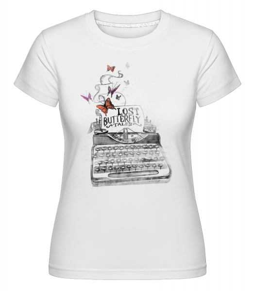 Lost Butterflys -  T-shirt Shirtinator femme - Blanc - Vorn