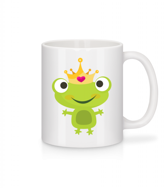 Princess Frog - Mug en céramique blanc - Blanc - Vorn