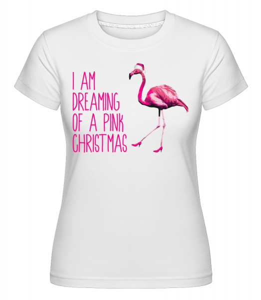 Pink Christmas -  T-shirt Shirtinator femme - Blanc - Vorn
