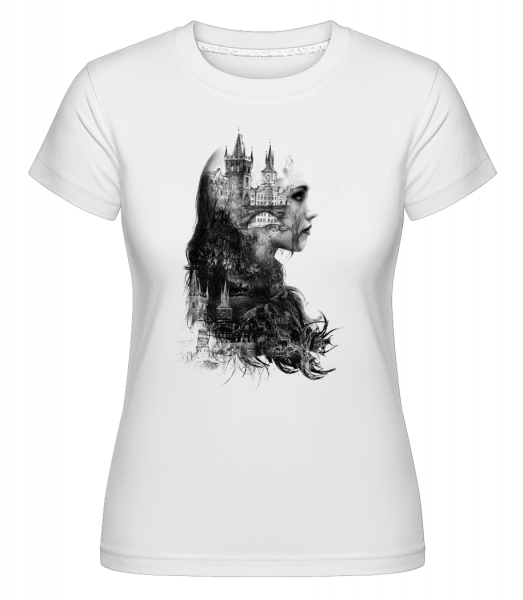 Fille De Ville Fantastique -  T-shirt Shirtinator femme - Blanc - Vorn